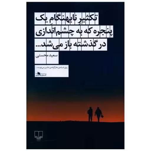 کتاب تکثیر نابهنگام یک پنجره که به چشم‌اندازی در گذشته باز میشد اثر سعید محسنی