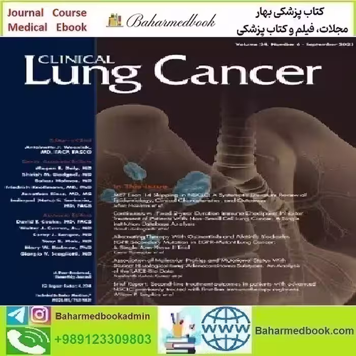 Clinical Lung Cancer Volume 24 Issue 1 to 8 2023 TRUE P