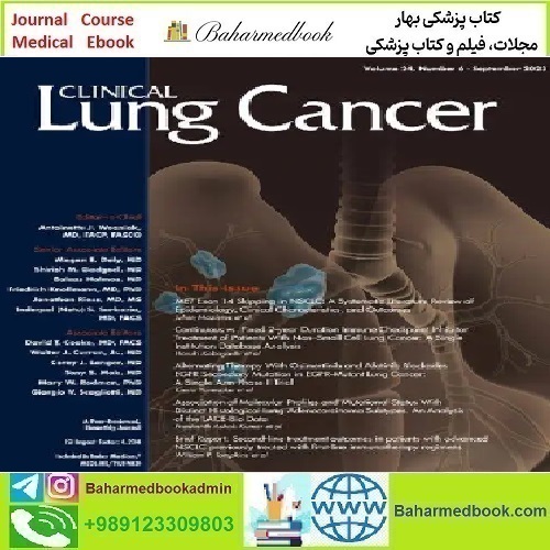 Clinical Lung Cancer Volume 24 Issue 1 to 8 2023 TRUE P