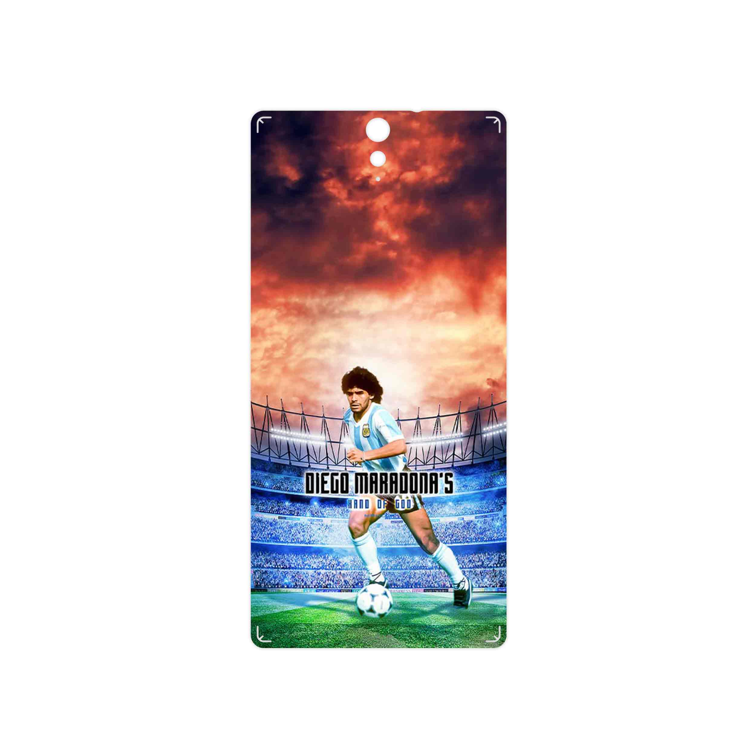 برچسب پوششی ماهوت مدل Diego Maradona مناسب برای گوشی موبایل سونی Xperia C5