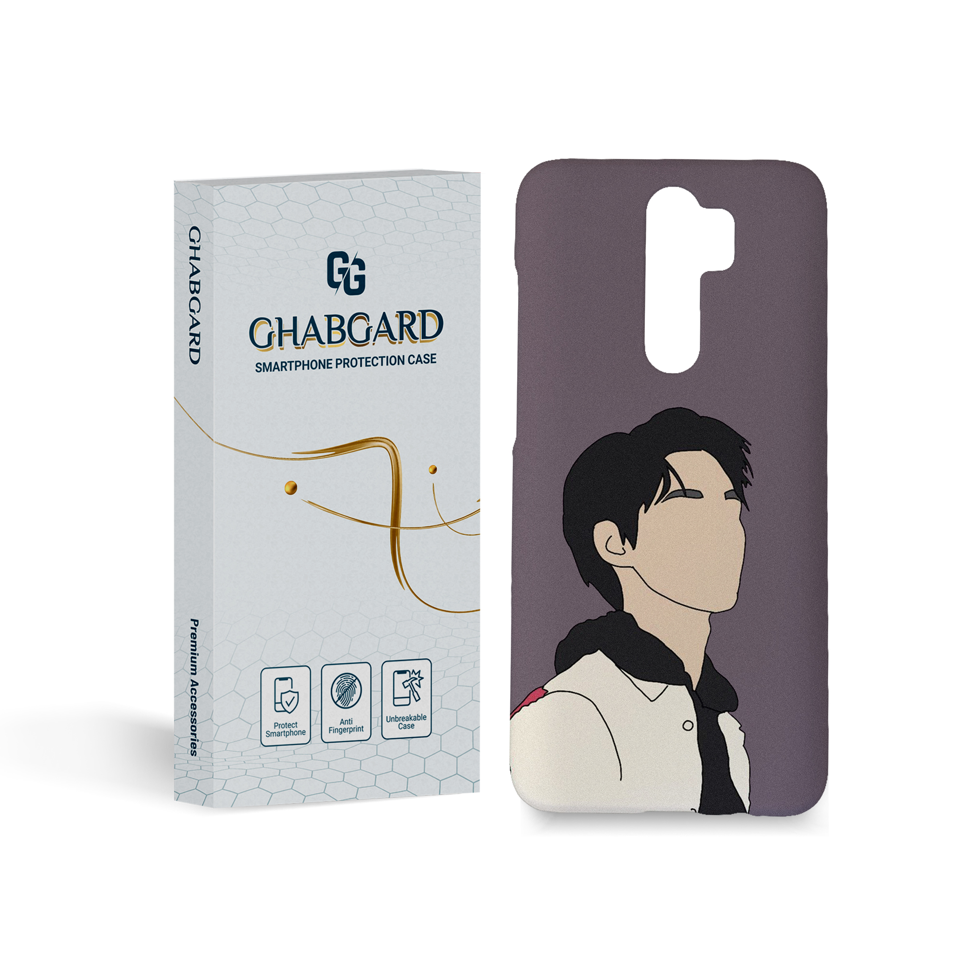 کاور قاب گارد مدل پسرانه مناسب برای گوشی موبایل شیائومی redmi note 8 pro 