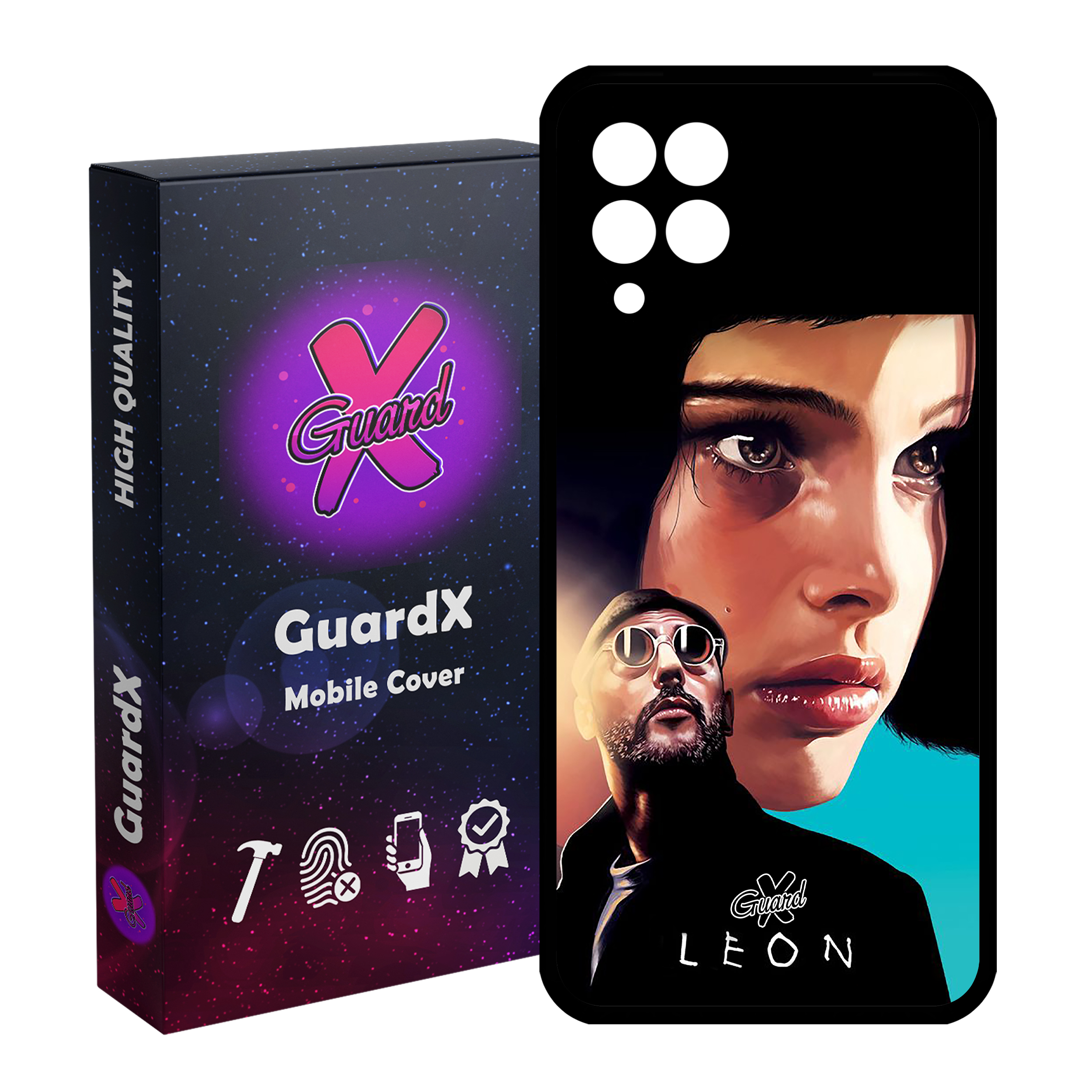 کاور گارد ایکس طرح Leon مدل Glass10322 مناسب برای گوشی موبایل سامسونگ Galaxy M32 4G / F22