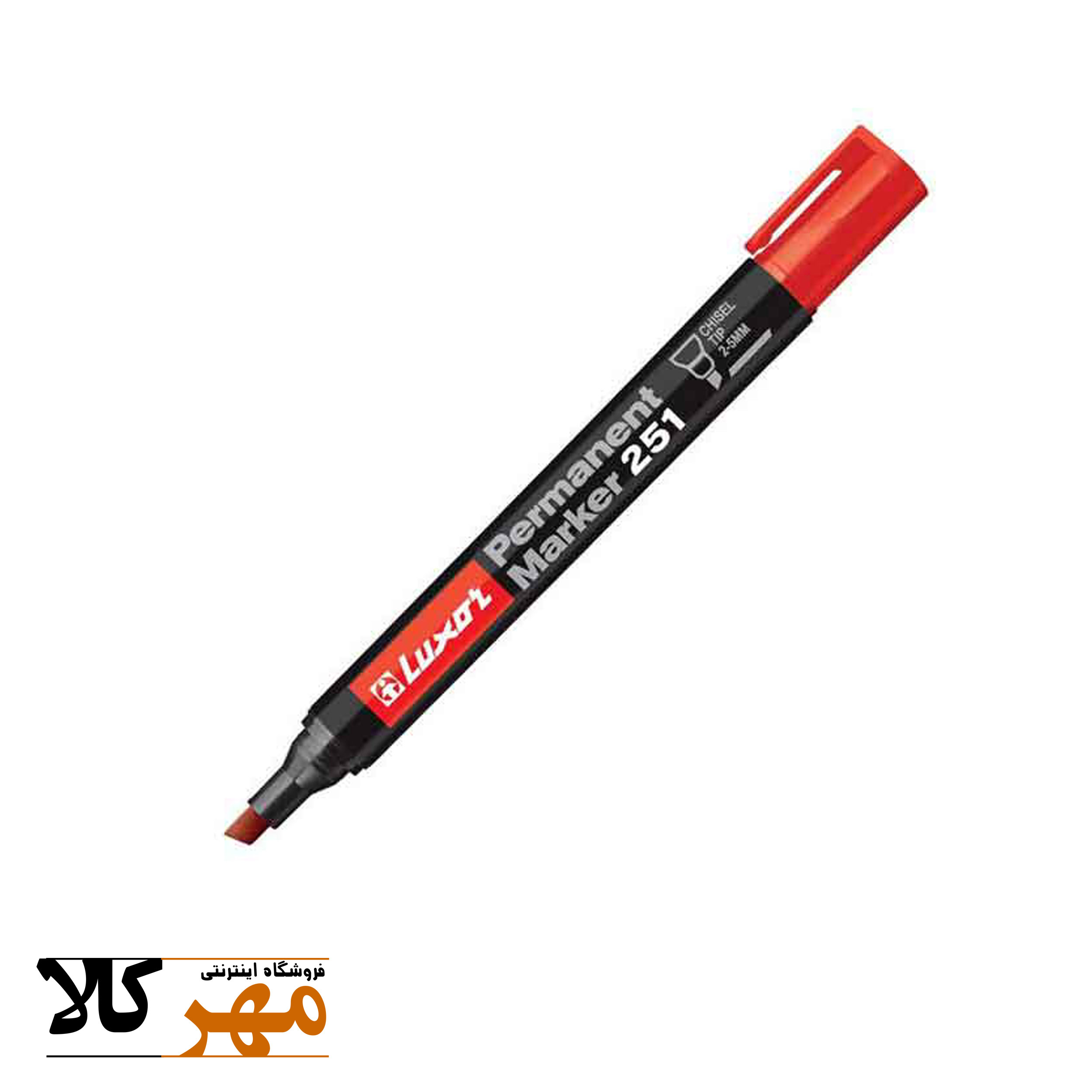 ماژیک غیر وایت برد قرمز لوکسور