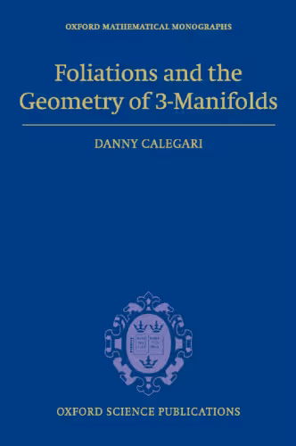 خرید و دانلود نسخه کامل کتاب Foliations and the geometry of 3-manifolds