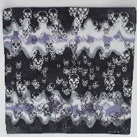 دستمال سر وگردن مدل violet skeleton