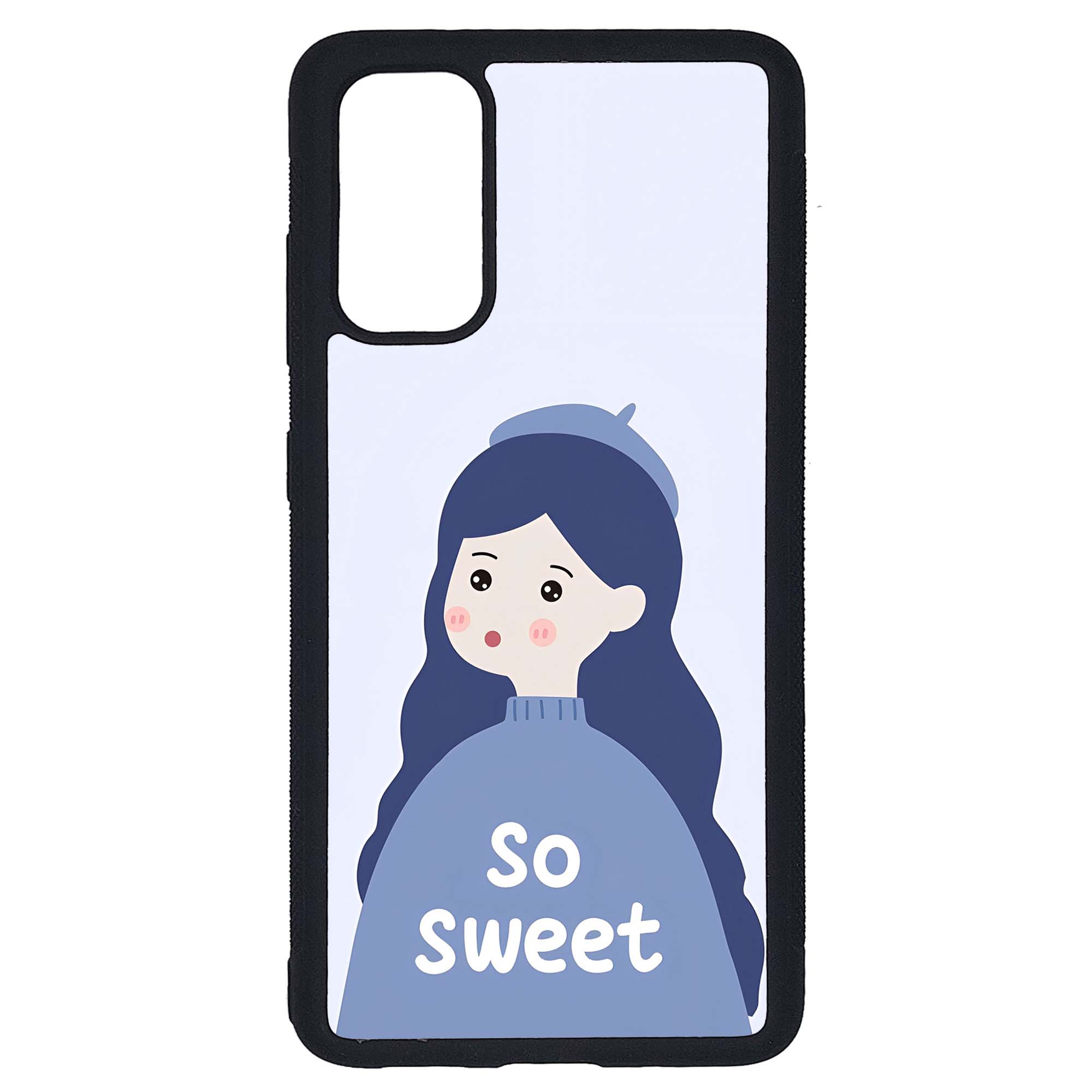 کاور طرح دختر کد G-105 مناسب برای گوشی موبایل سامسونگ Galaxy S20 | دیجی قاب دونی