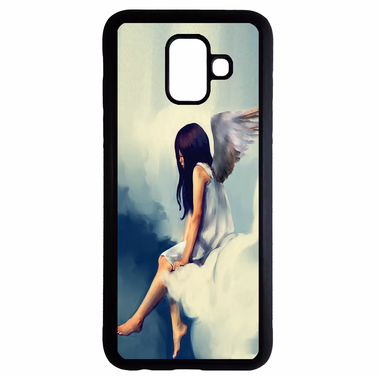 کاور طرح دختر کد 1105408684 مناسب برای گوشی موبایل سامسونگ galaxy j6 2018