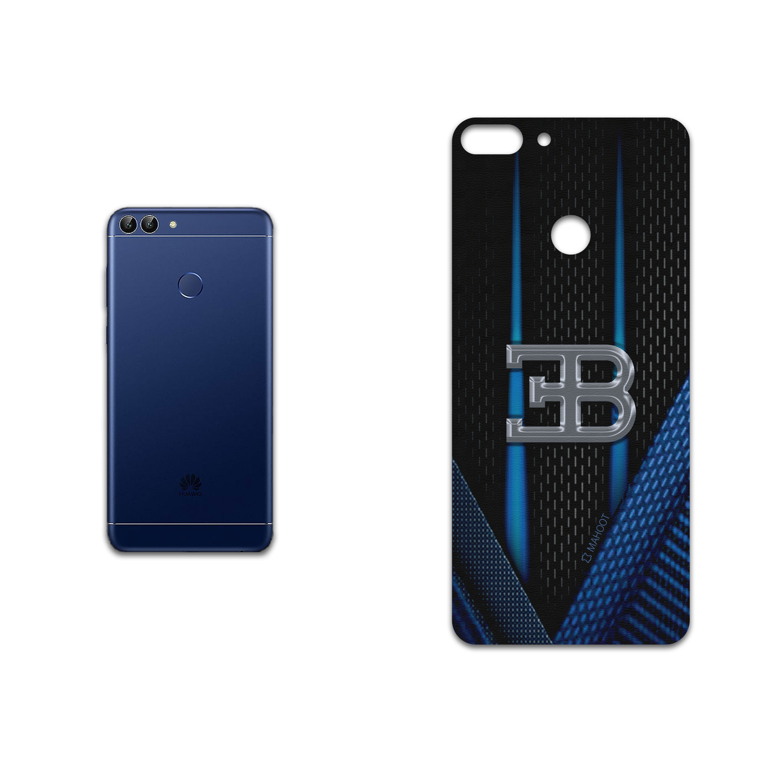 برچسب پوششی ماهوت مدل BUGATTI مناسب برای گوشی موبایل هوآوی P Smart