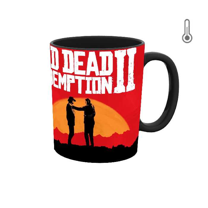 ماگ حرارتی طرح رد دد Red Dead 2 کد 1