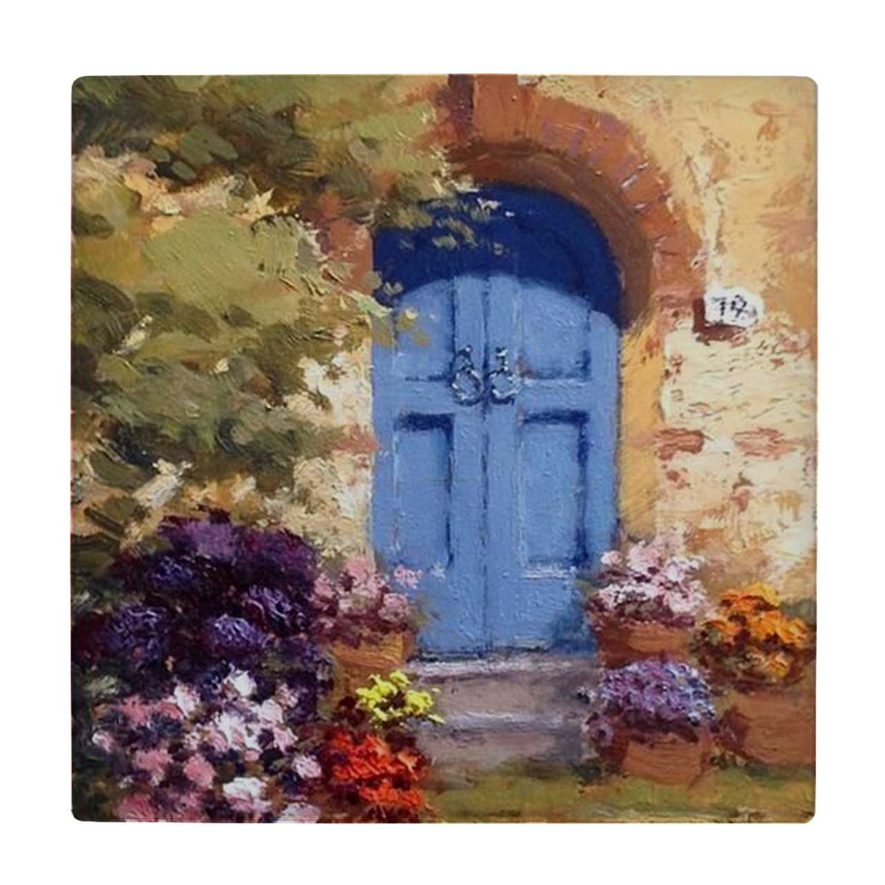  زیر لیوانی طرح حیاط مدیترانه ای کد    3616334_1582