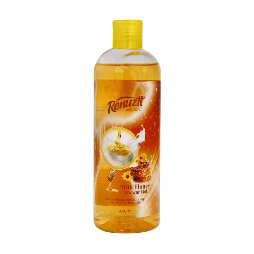 ژل دوش ویتامینه شیر و عسل رینوزیت 400 میلی لیتر