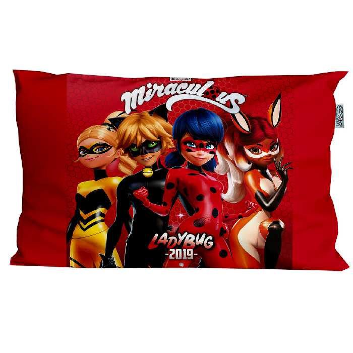 روبالشی کودک هزاردستان طرح دخترهای کفشدوزکی مدل rob300