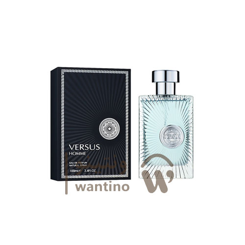 عطر ادکلن مردانه ورساچه پور هوم فراگرنس ورد ورسوس هوم (Fragrance World Versace Pour Homme)