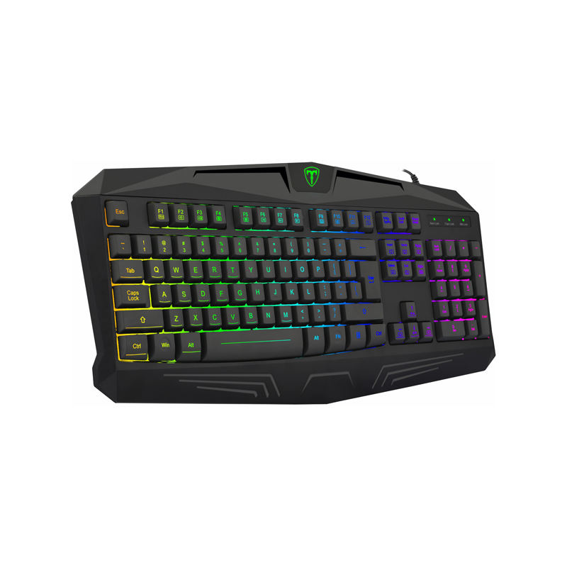 کیبورد سیمی گیمینگ T-Dagger Tanker T-TGK202 Gaming Keyboard RGB Backlight