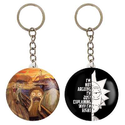 جاکلیدی خندالو مدل ریک و مورتی کد 32143212 مجموعه 2 عددی