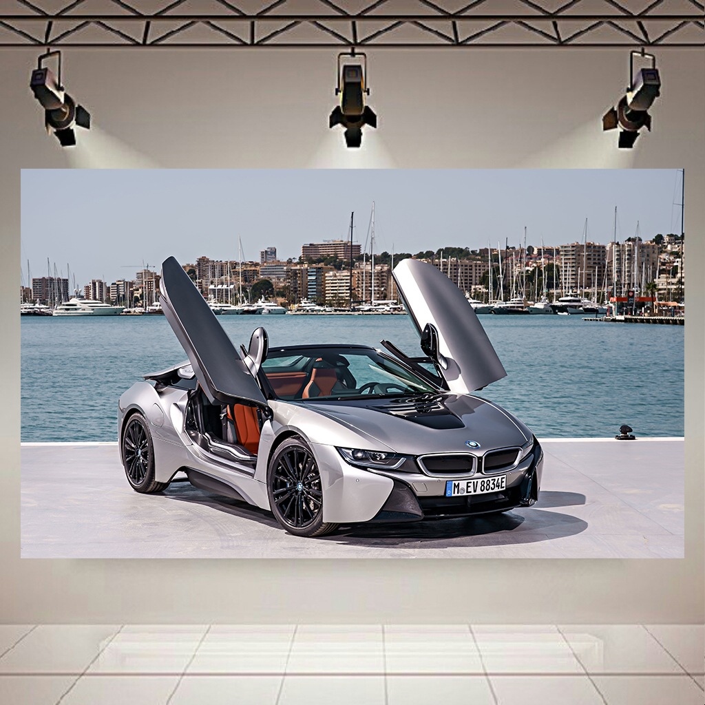 تابلو شاسی طرح ماشین مدل BMW i8 کد AR598