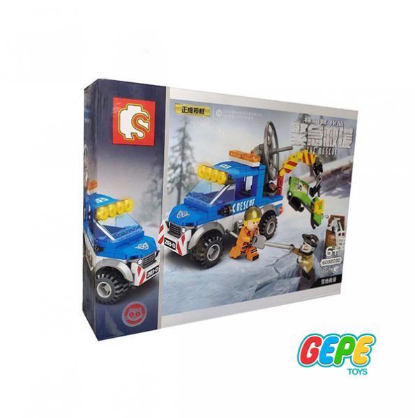 لگو مدل عملیات نجات روز برفی