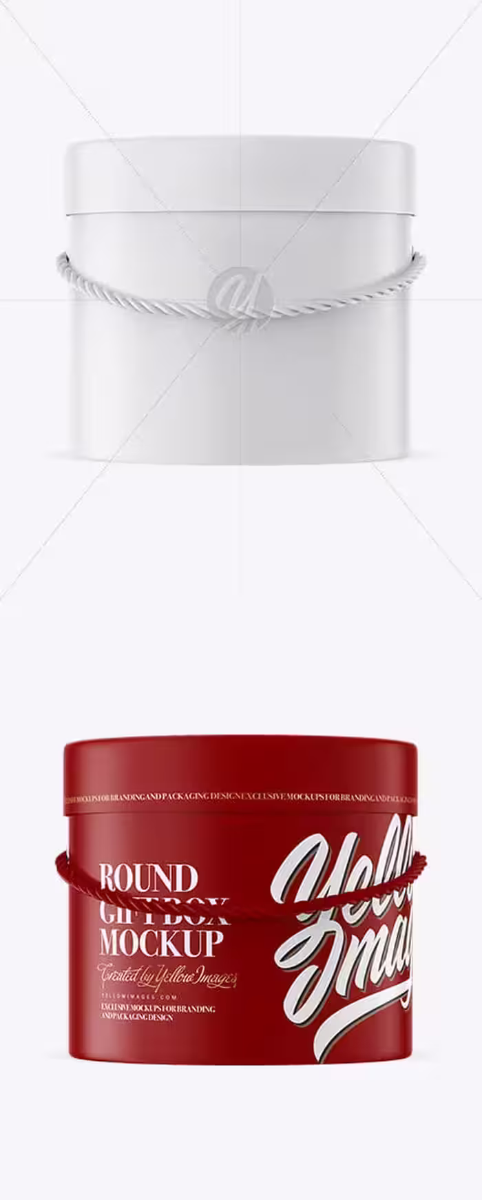 دانلود Round Box Mockup – موکاپ جعبه گرد