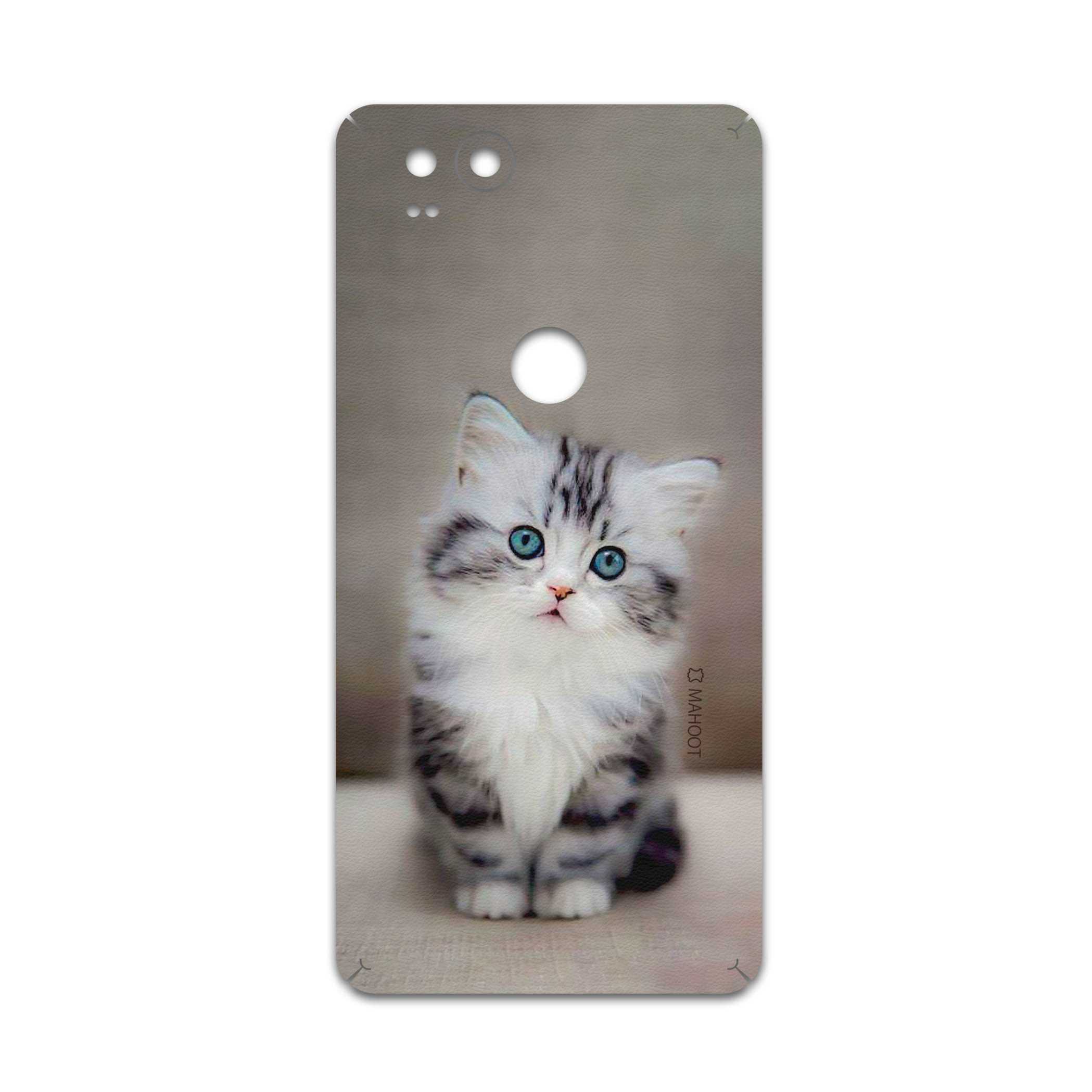 برچسب پوششی ماهوت مدل Cat-2 مناسب برای گوشی موبایل گوگل Pixel 2