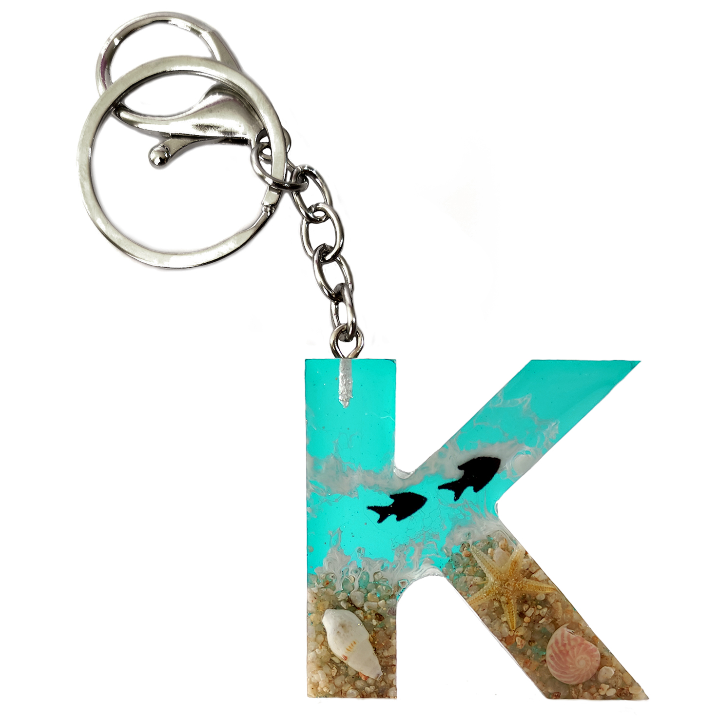 جاکلیدی رزینی مدل دریا حرف K