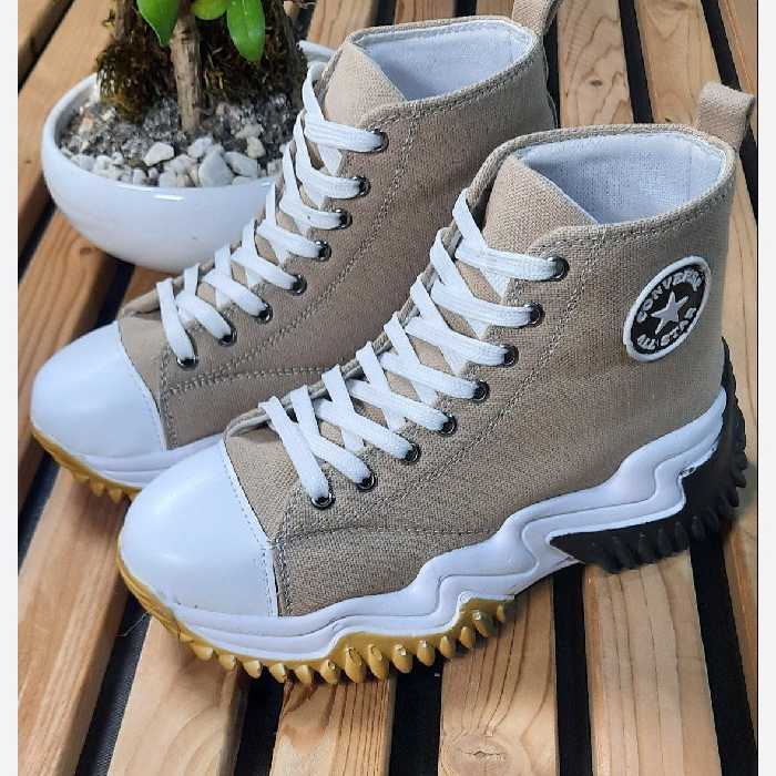 کفش کتونی ساقدار زنانه زیره پیو کفش ساقدارزنانه کفش آلستار سایزبندی37تا40 رنگ بندی پرفروش و زیبا