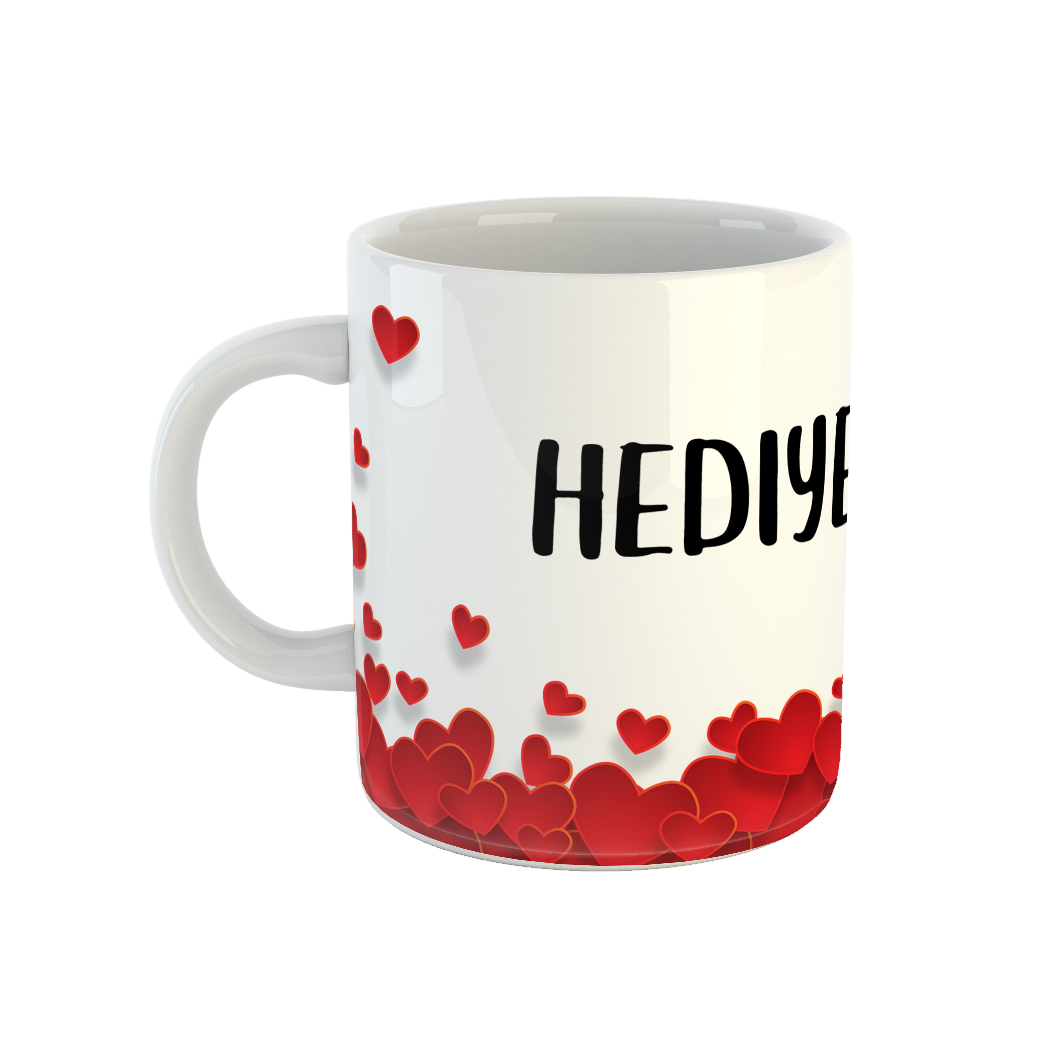 ماگ طرح قلب مدل هدیه