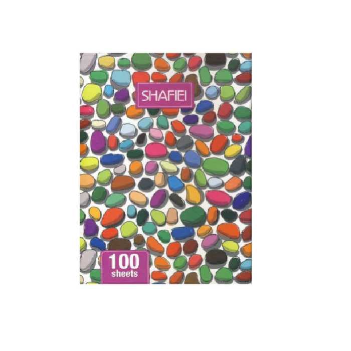 دفتر 100 برگ شفیعی مدل کلاسوری کد 57