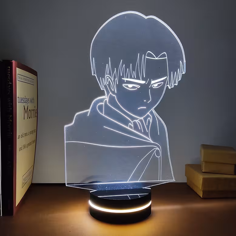 چراغ خواب مدل Attack on titan Levi