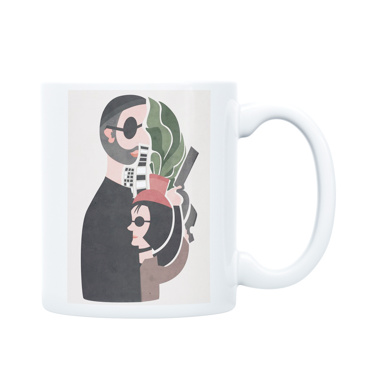 ماگ مدل لئون و ماتیلدا نقاشی کد M1191