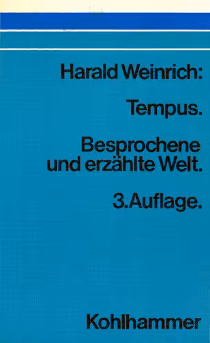 خرید و دانلود نسخه کامل کتاب Tempus. Besprochene und erzählte Welt