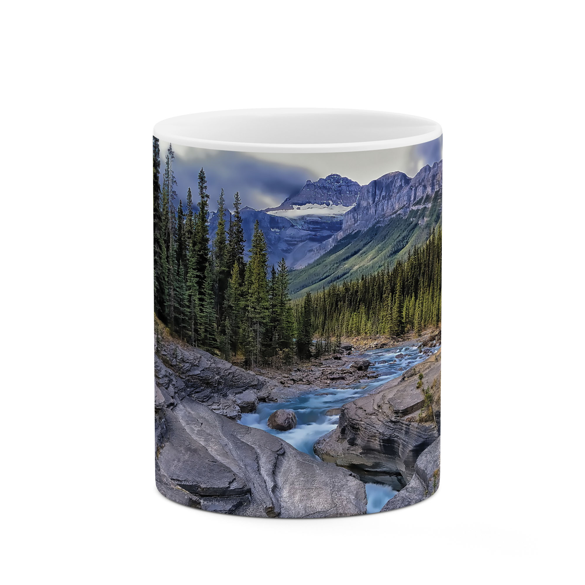 ماگ طرح جنگل کوهستانی مدل mug03481