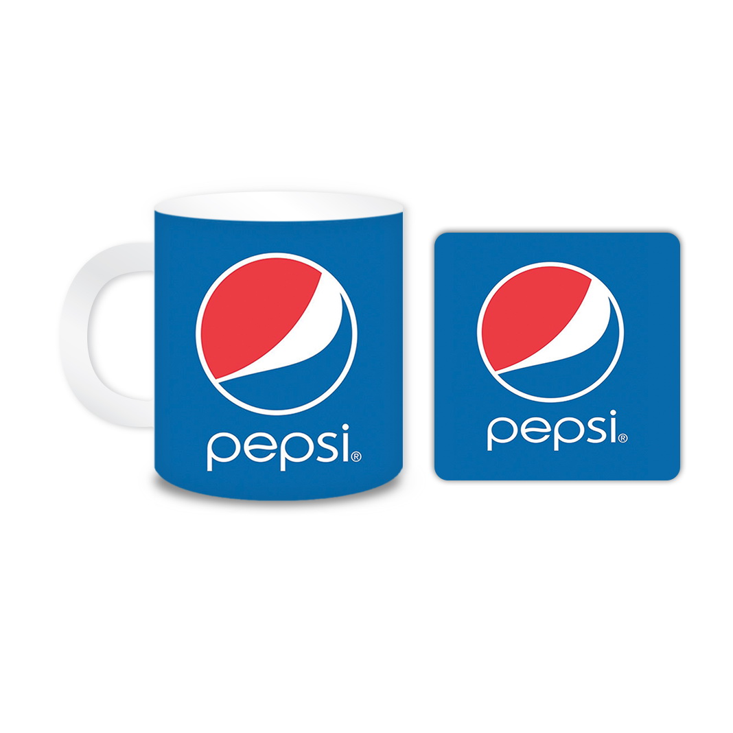 ماگ مدل پپسی کد 170 به همراه زیر لیوانی