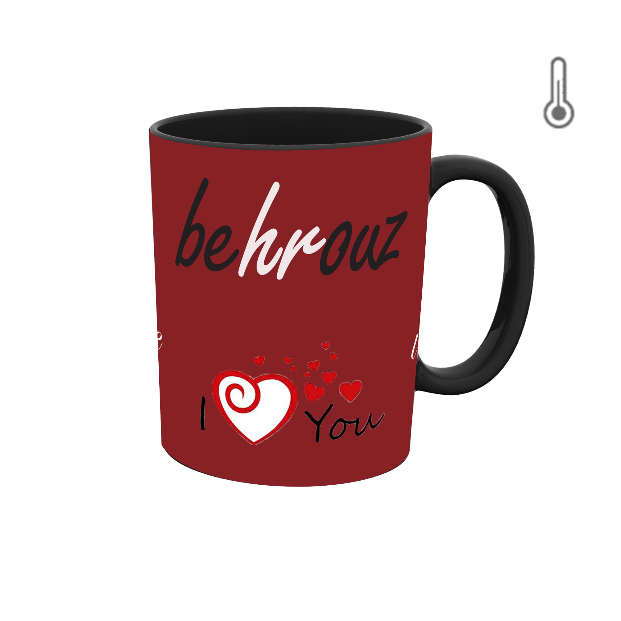 ماگ حرارتی طرح اسم بهروز