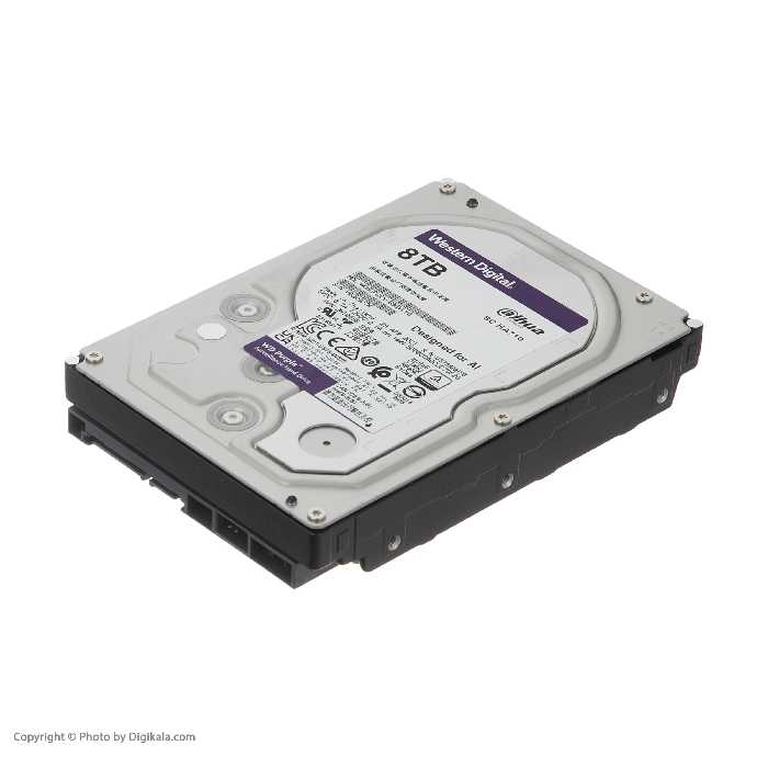 هارددیسک اینترنال وسترن دیجیتال مدل Purple WD82PURX-69GVLY0 ظرفیت 8 ترابایت