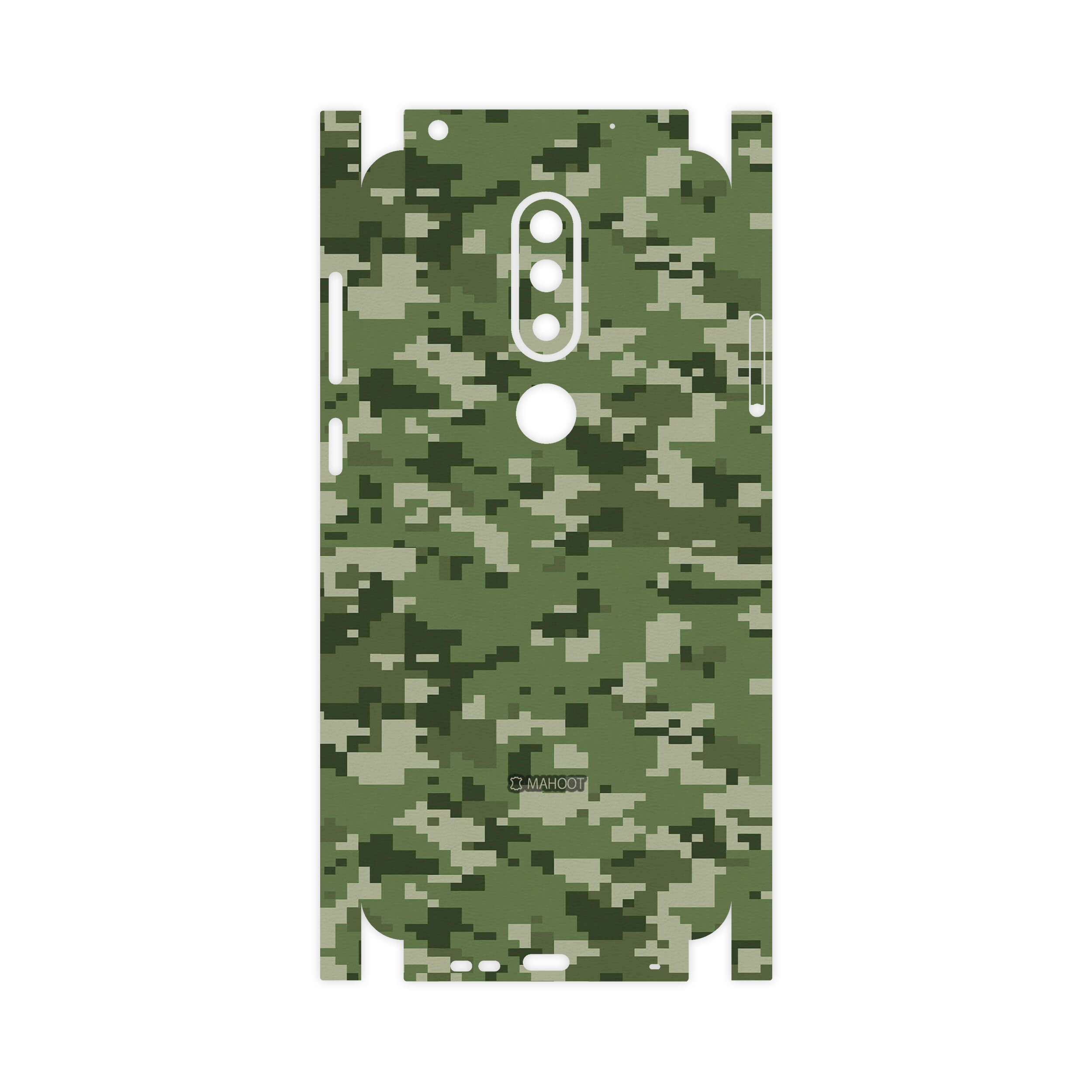 برچسب پوششی ماهوت مدل Army-Green-Pixel-FullSkin مناسب برای گوشی موبایل نوکیا 6.1 Plus