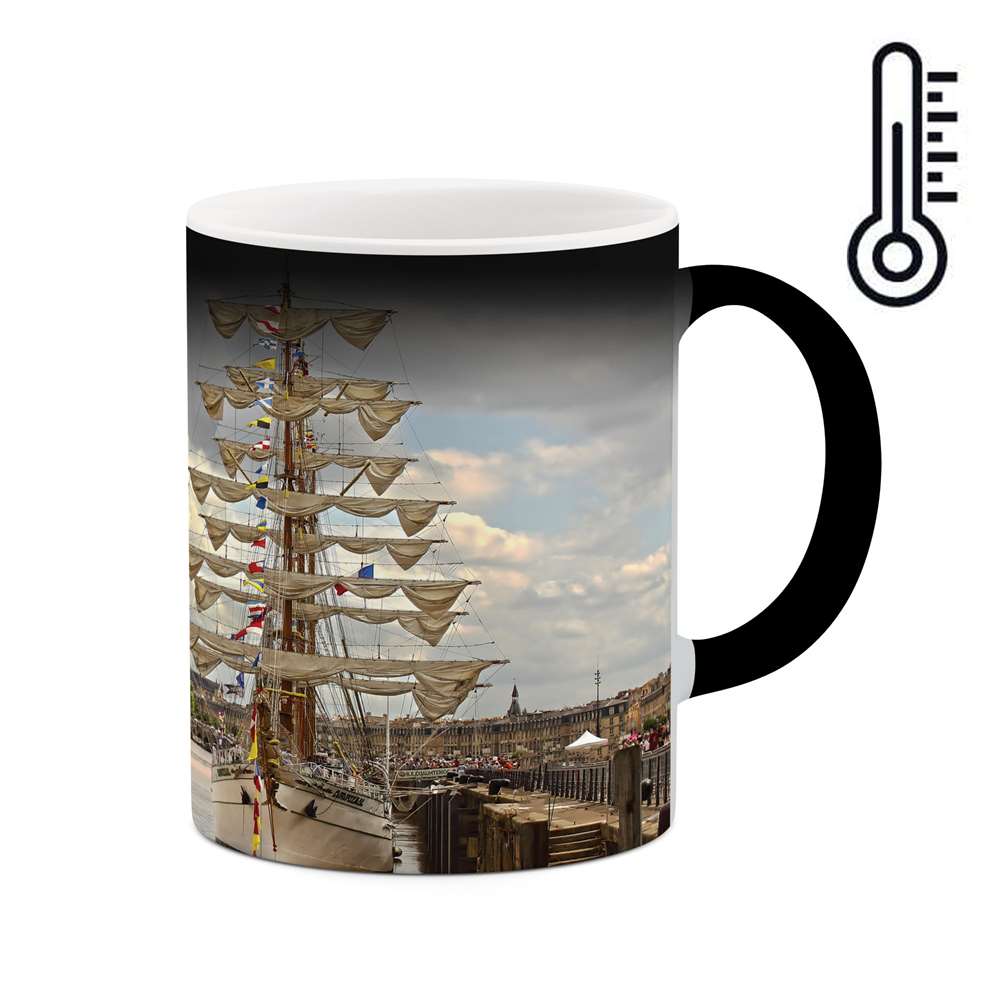 ماگ حرارتی طرح کشتی در ساحل مدل mgh02284