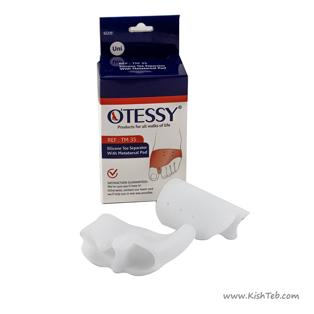 پد متاتارسال با فاصله دهنده انگشت شست سیلیکونی اتسی TM35