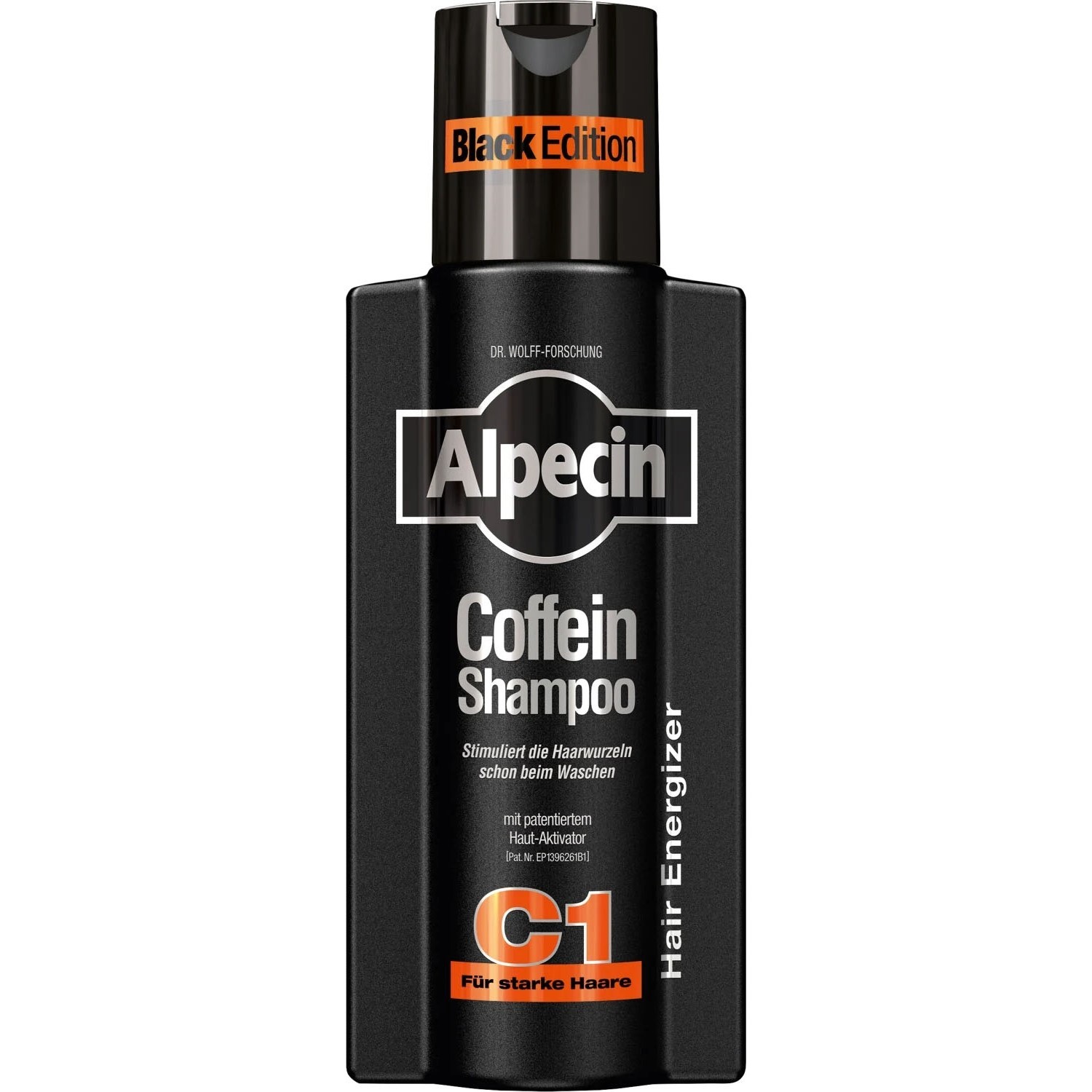 شامپو تقویت کننده و ضدریزش کافئین آلپسین بلک Alpecin C1 Black حجم 250 میلی لیتر