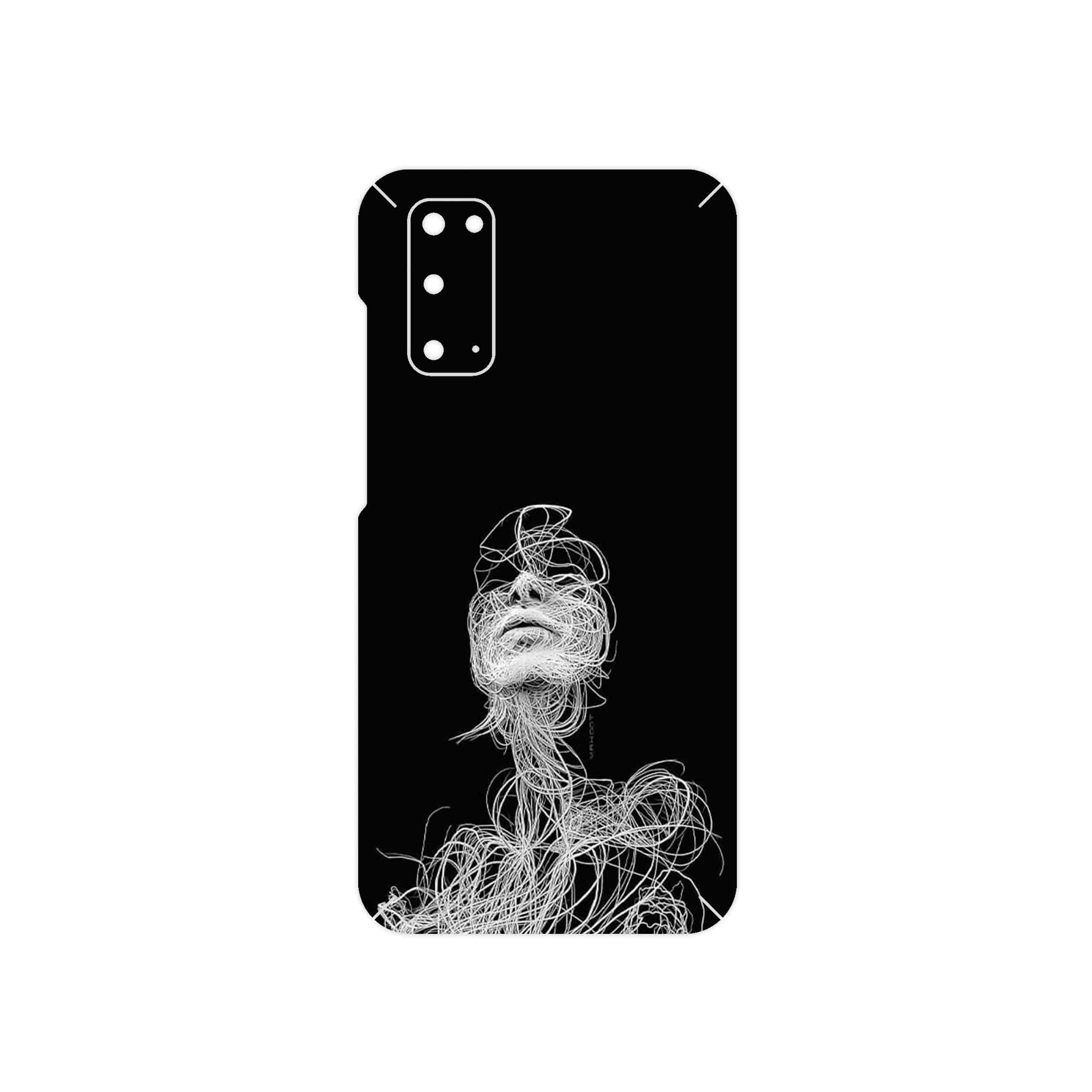 برچسب پوششی ماهوت مدل Strings Digital Art 2 مناسب برای گوشی موبایل سامسونگ Galaxy S20
