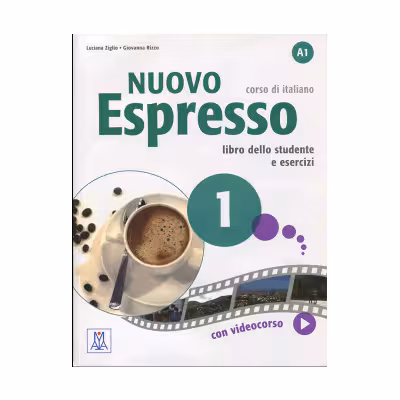 Nuovo Espresso A1: Libro Studente 1 کتاب ایتالیایی اسپرسو (همراه DVD)