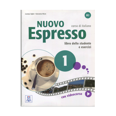 Nuovo Espresso A1: Libro Studente 1 کتاب ایتالیایی اسپرسو (همراه DVD)