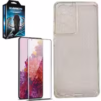 کاور ماموت مدل لنز برشی مناسب برای گوشی موبایل سامسونگ Galaxy S21 Ultra به همراه محافظ صفحه نمایش