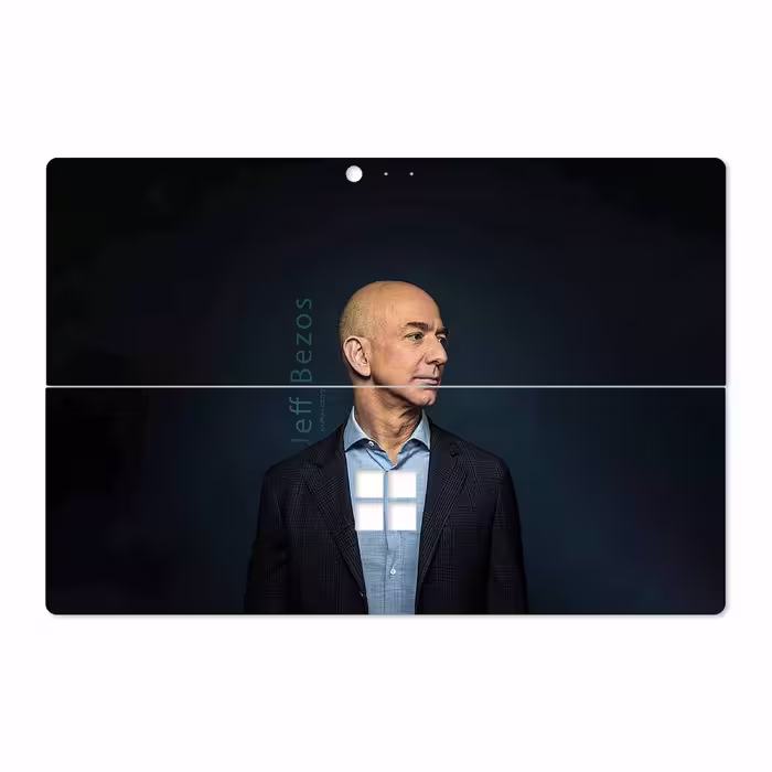 برچسب پوششی ماهوت مدل Jeff Bezos مناسب برای تبلت مایکروسافت Surface Pro 4 2015