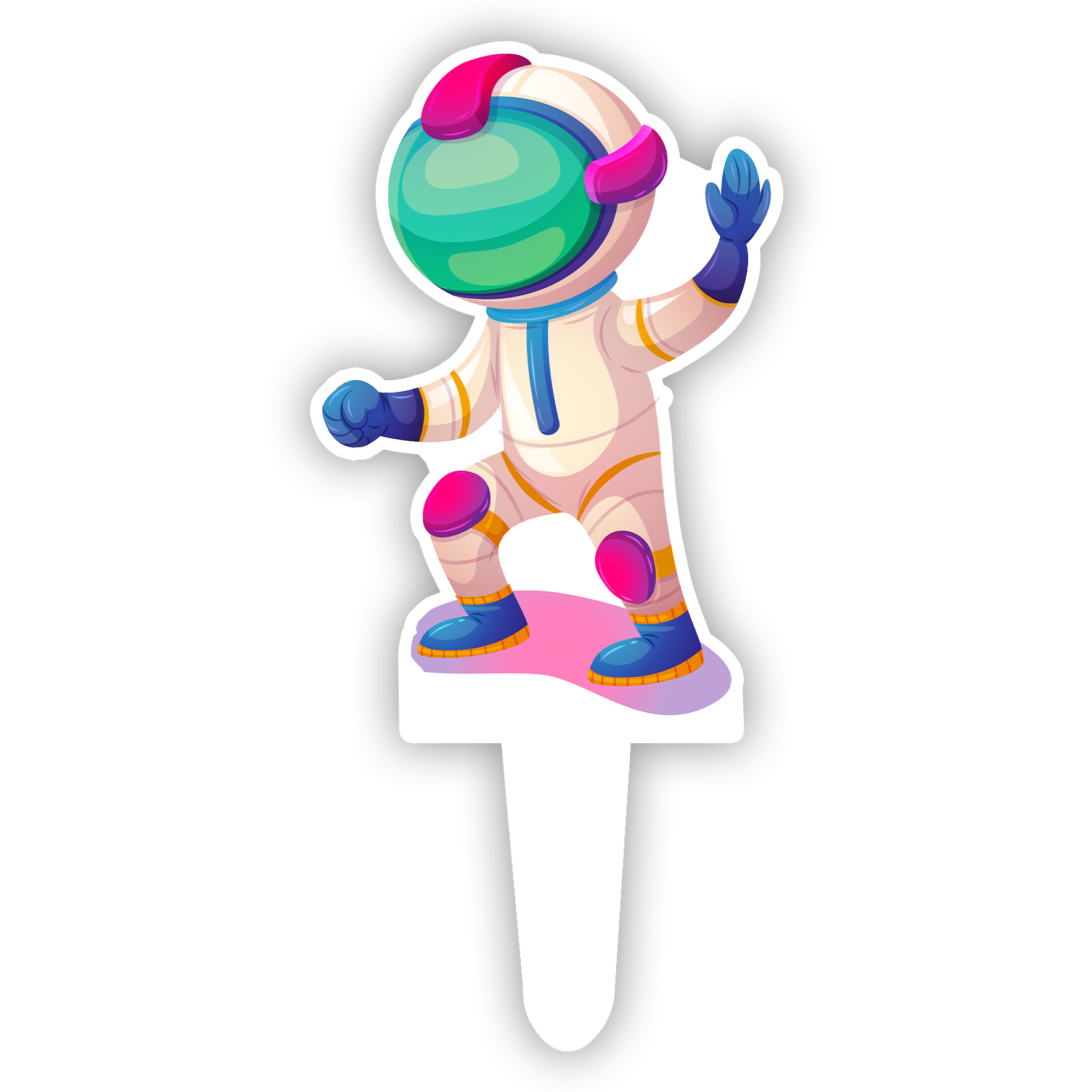  تاپر کیک طرح فضانورد کد R216