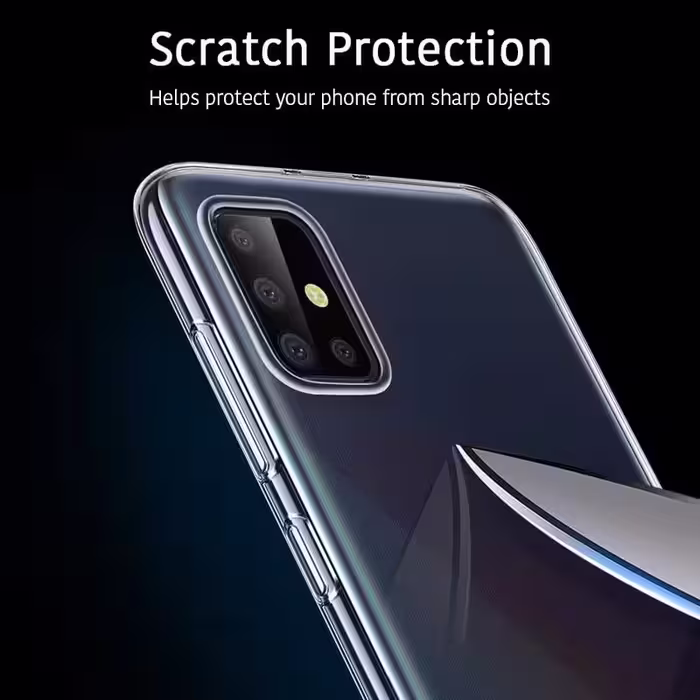 کاور مدل Clear TPU مناسب برای گوشی موبایل سامسونگ Galaxy A71
