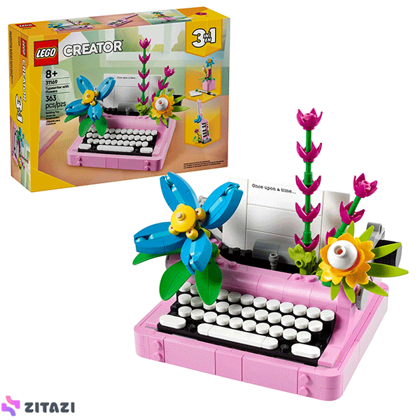 لگو سری کریتور مدل Typewriter with Flowers کد 31169