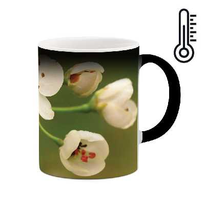 ماگ حرارتی طرح شکوفه گل مدل mgh04019