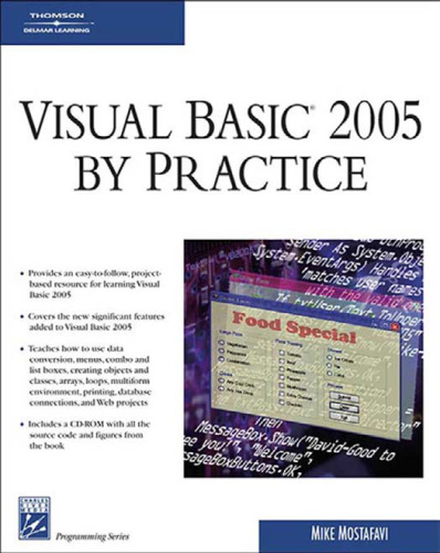 خرید و دانلود نسخه کامل کتاب Visual Basic 2005 By Practice (Programming Series)
