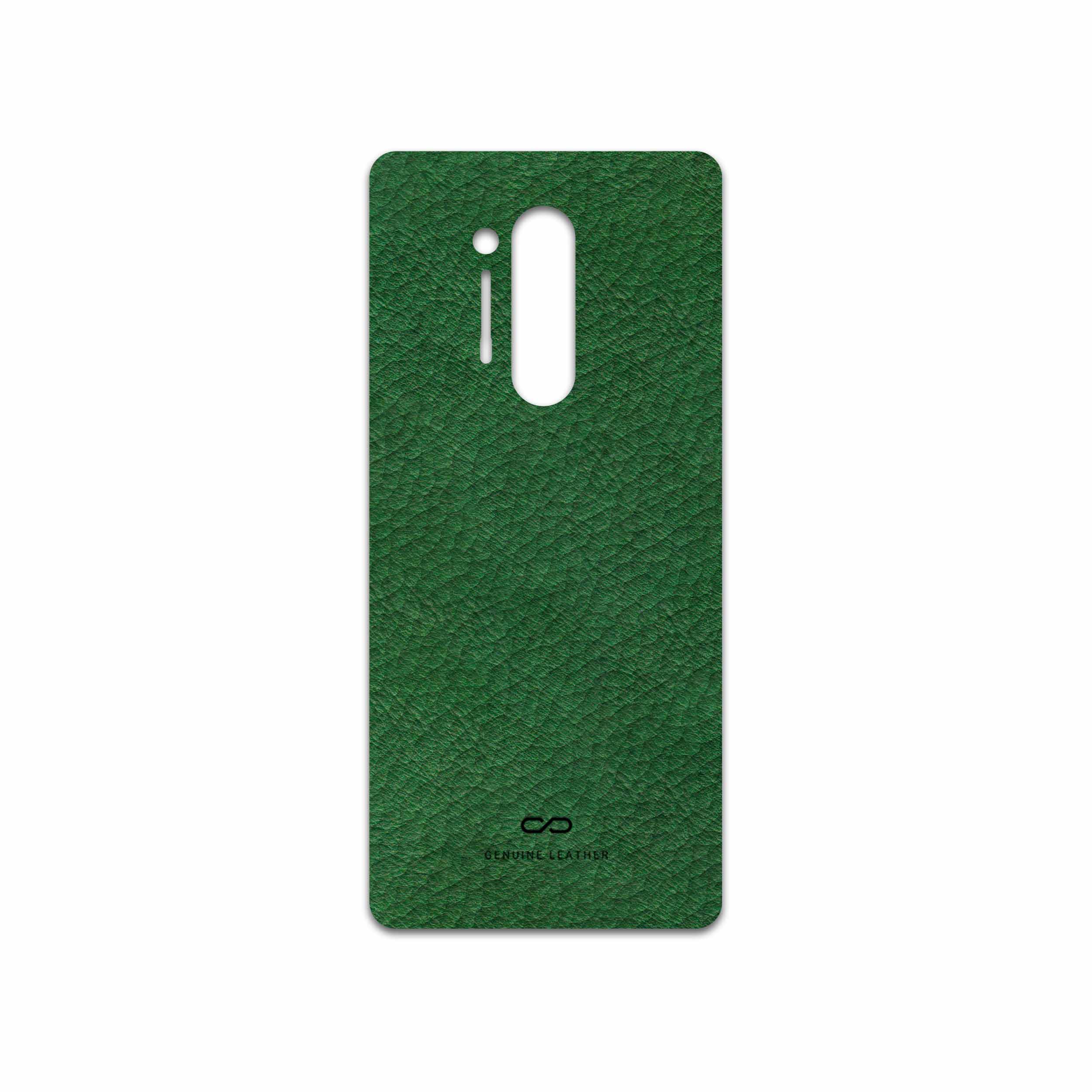 برچسب پوششی ماهوت مدل Green-Leather مناسب برای گوشی موبایل وان پلاس 8 Pro