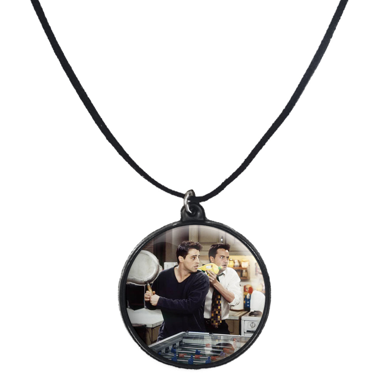 گردنبند پرمانه طرح فرندز کد pmb.18860 مدل دو طرفه